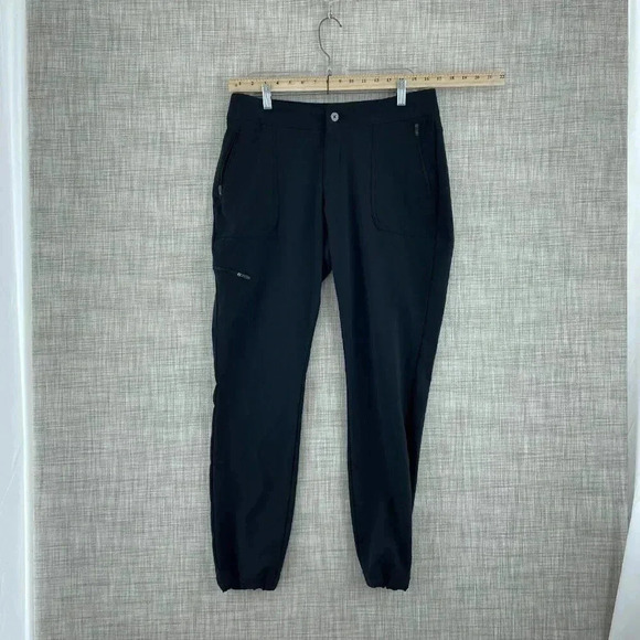 Columbia Jogger Activewear Pants Womens 10 Black 4273 - Picture 1 of 9